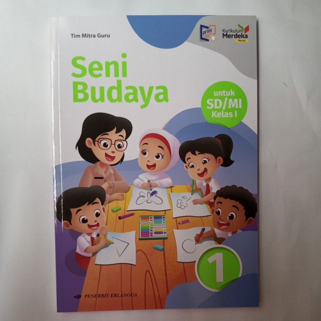 Jual Seni Budaya kls 1 SD MI Kurikulum Merdeka Erlangga | Shopee Indonesia