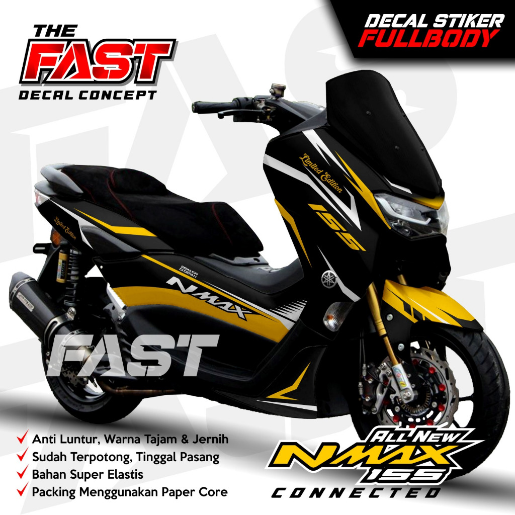 Jual (TERBARU) Decal Stiker Nmax New Stiker Yamaha Nmax 155 New ...