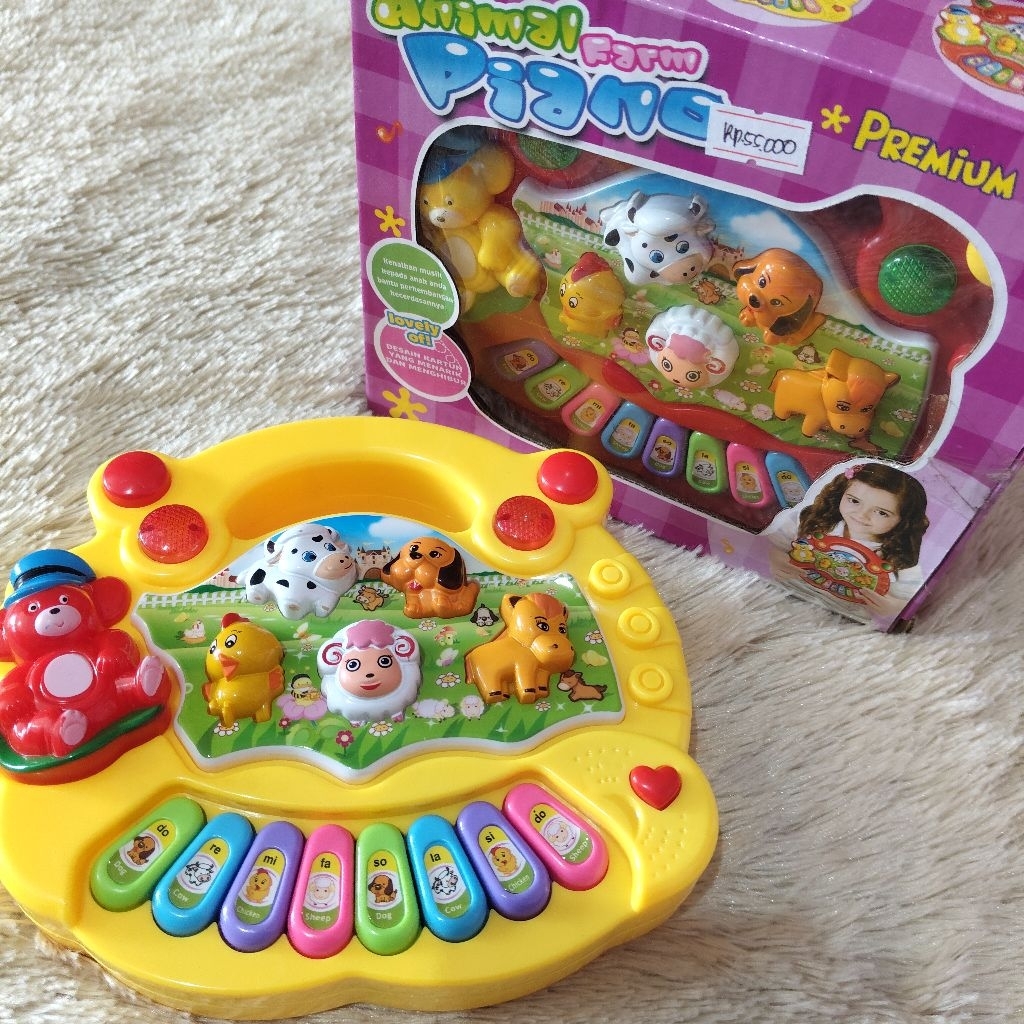 Jual ANIMAL PIANO LIGHT & SOUNDS - PIANO SUARA HEWAN DAN KEYBOARD ...