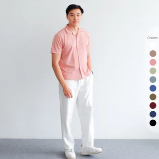 Isla For Men Kevin Shirt - Kemeja Pria - Formal - Kasual - Baju Kerja - Kemeja Kerja Pria - Kemeja Kerja - Baju Kerja Lengan Pendek - Kemeja Casual