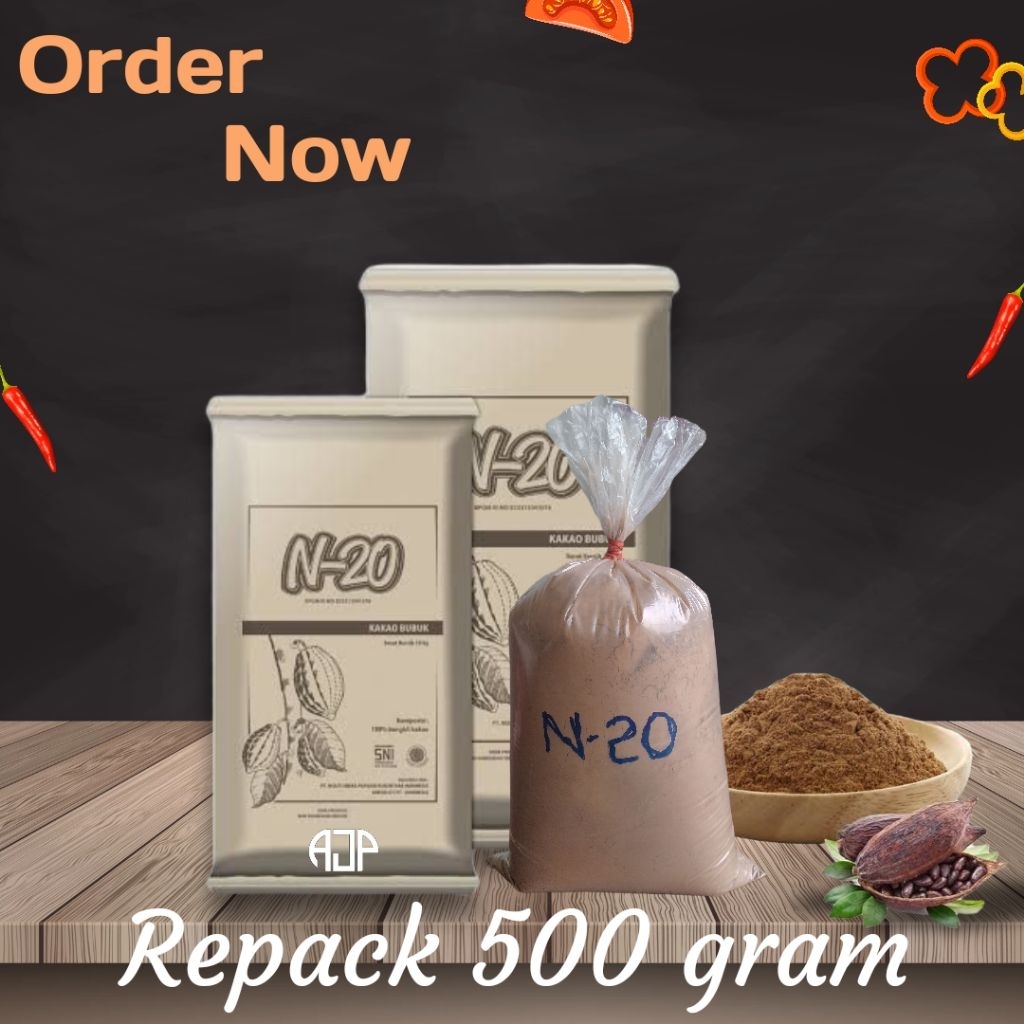Jual Cocoa Powder / Cokelat Bububuk N-20 | Kemasan Repack 500 gram ...