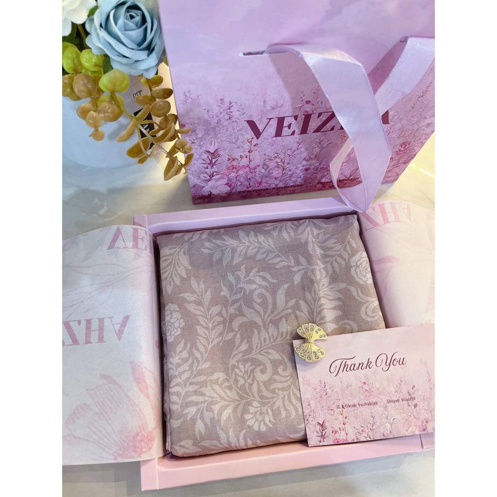 HiJab Gift Premium Exclusive UK Standar Free Bros Dan Card Ucapan
