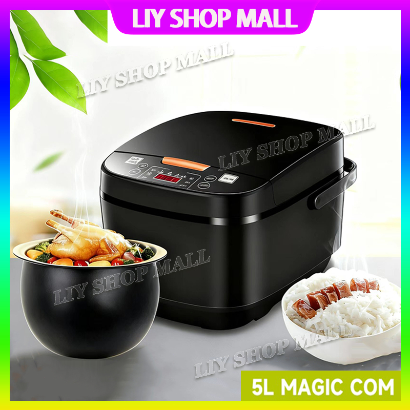 Jual 5L Rice Cooker Digital Low Carbo / magic com mini / Portable ...