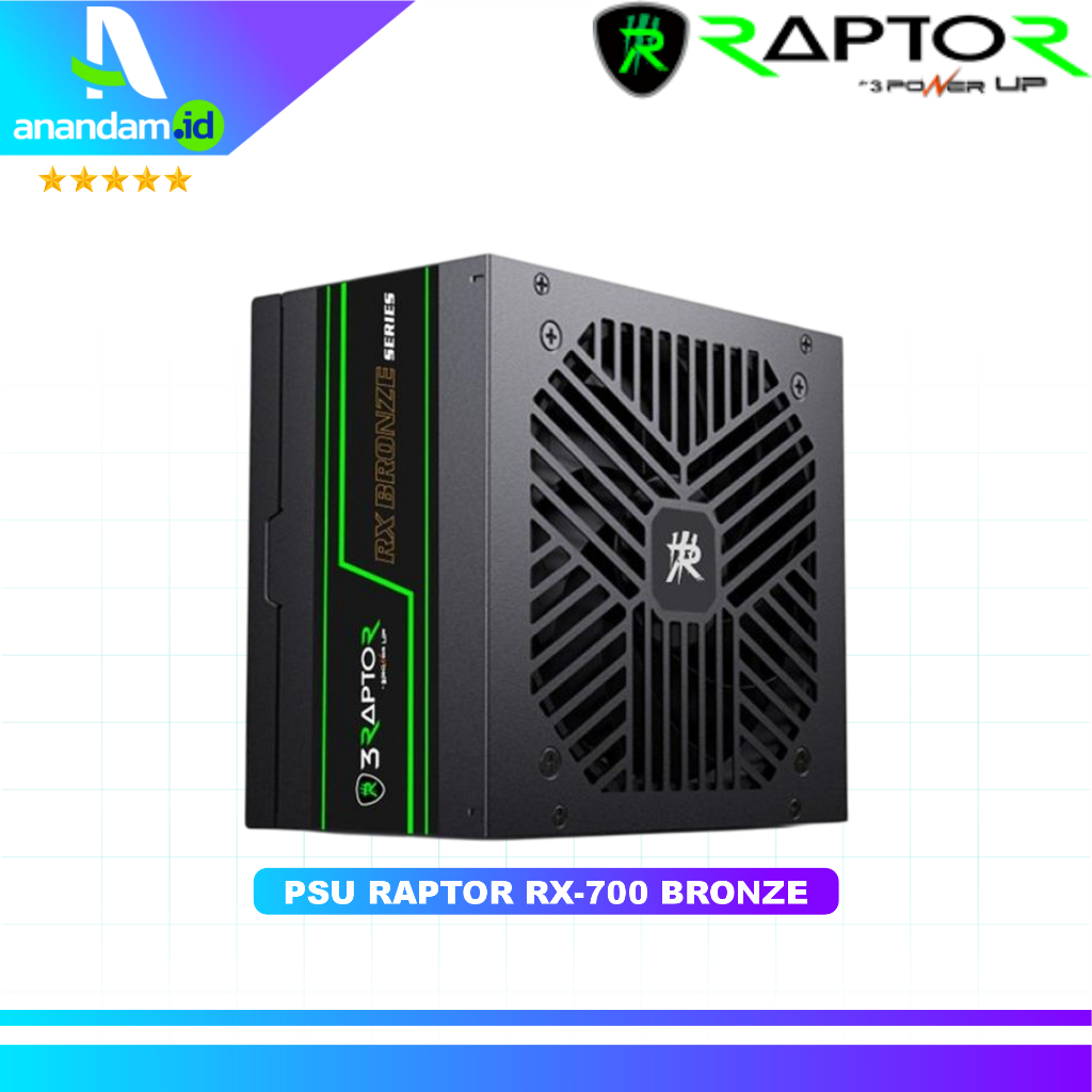 Jual PSU RAPTOR RX-700 BRONZE - ATX DC | Non-Modular | Shopee Indonesia