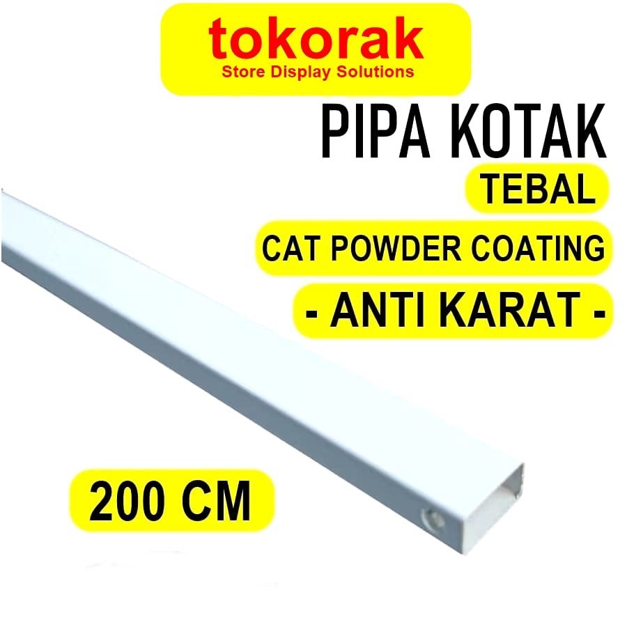 Jual PIPA KOTAK 200 CM SULING BAJU BRACKET H 5 H5 5CM 15 X 30 | Shopee ...