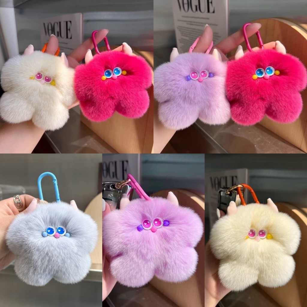 Jual Gantungan Kunci Boneka Devil Gantungan Kunci Kelinci Bulu Ornamen ...