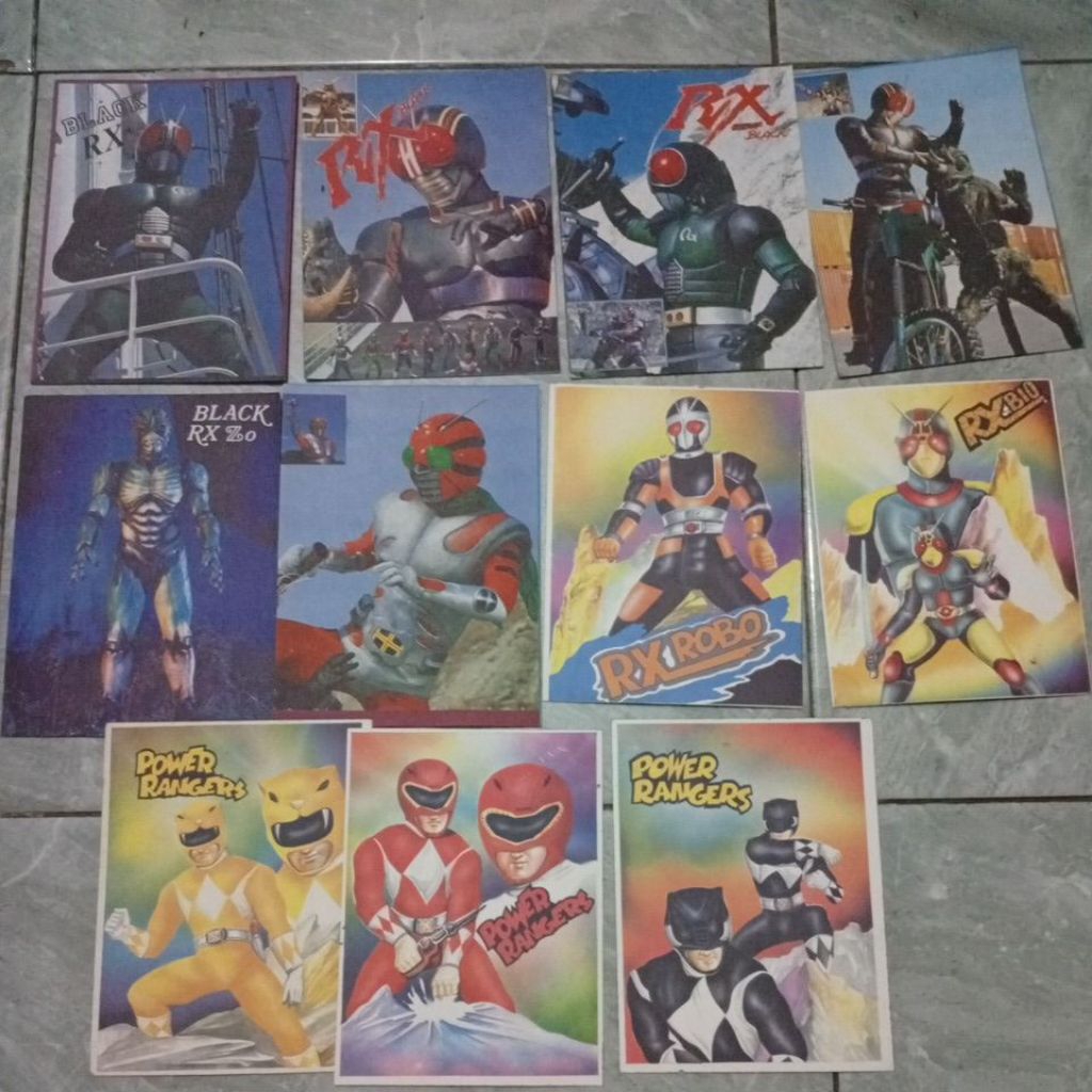 Jual Kamen Rider Black RX Power Rangers MMPR Daftar mata pelajaran ...