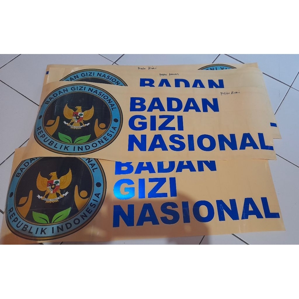 Jual Sticker Stiker Mobil MBG stiker Sppg Stiker Makan Gratis | Shopee ...