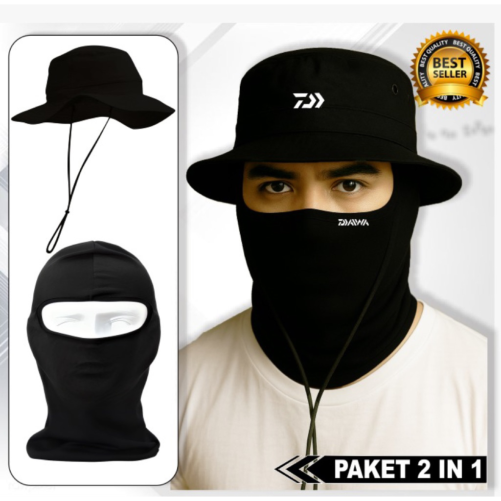 Jual Topi Rimba Gunung Kanvas Polos Pria Wanita Topside Paket 2 in 1 ...