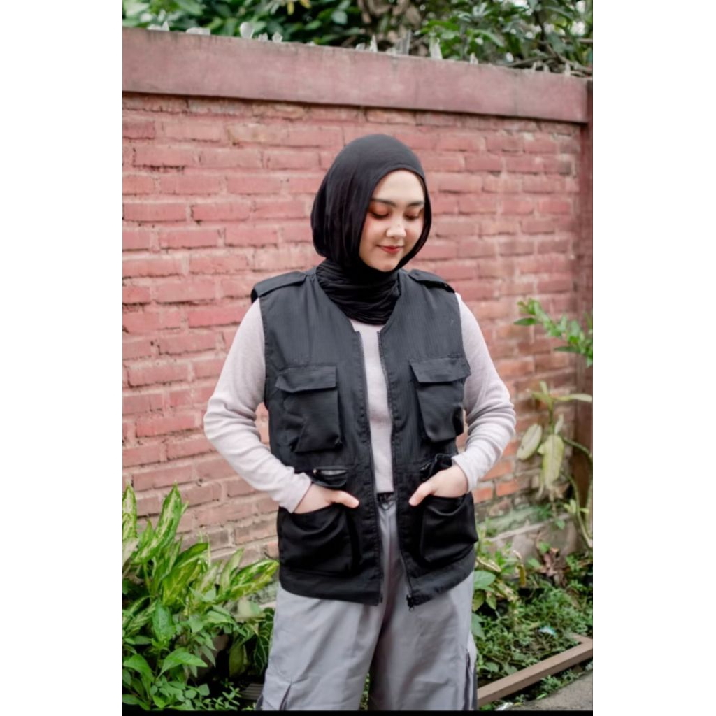 Jual rompi tactical vest unisex style rompi kerja rompi dinas rompi ...