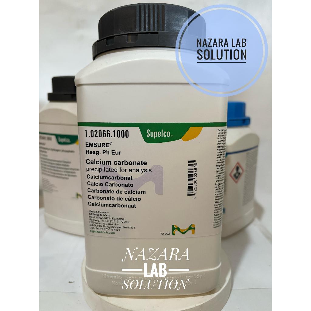 Jual CALCIUM CARBONATE MERCK 102066 / KALSIUM KARBONAT 1KG | Shopee ...