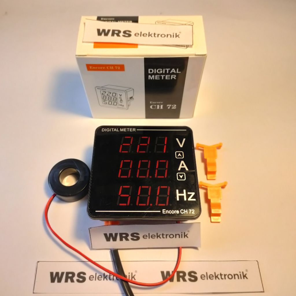Jual Panel digital CH 72 V A Hz Amper Volt Hz meter | Shopee Indonesia