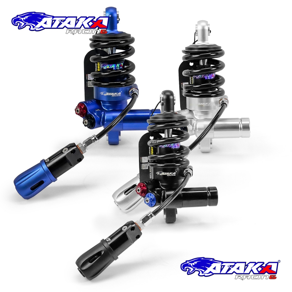 Jual ATAKA RACING Shock Tabung Pisah Monoshock ShockBreaker 200mm 203mm ...