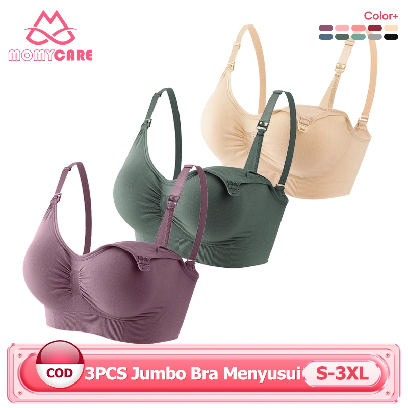 Bra Menyusui Jumbo Tanpa Kawat Katun Lembut