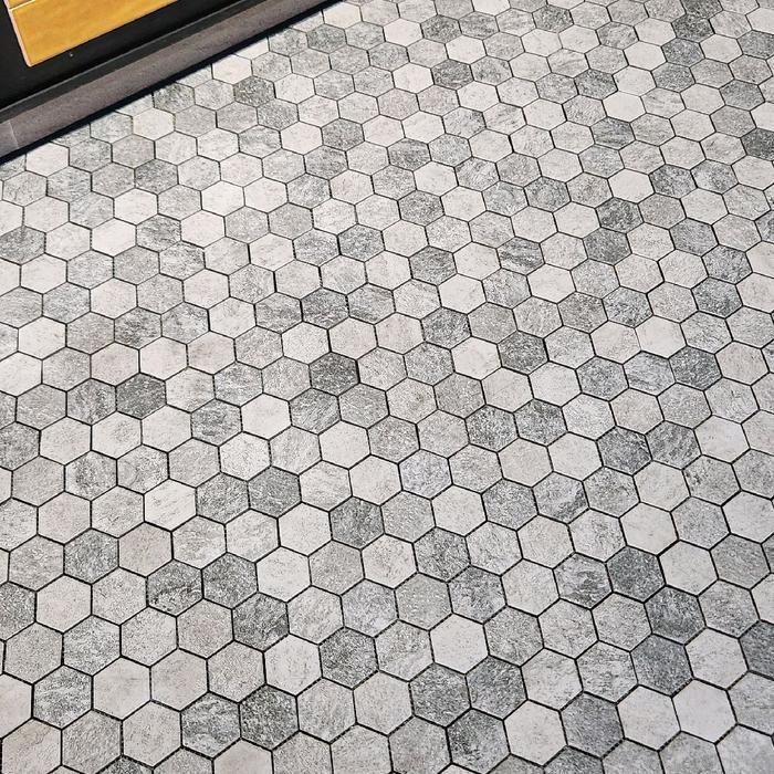 Jual Mosaic Mozaic MOZZA TILE Basalt Hexa Maxi | Shopee Indonesia