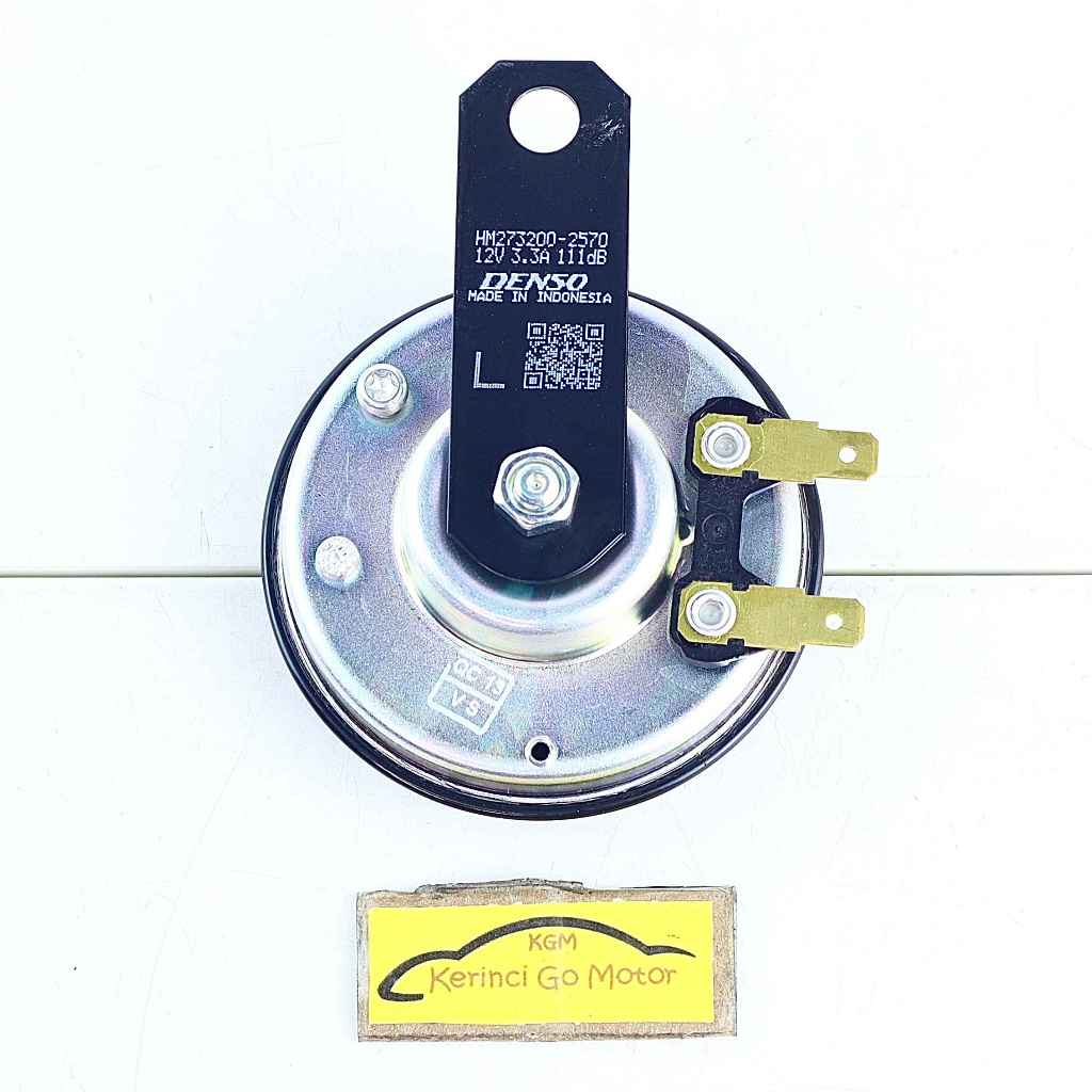 Jual PAKET Denso 2570 KRT Klakson Disc 12 Volt Double Soket Pin ...
