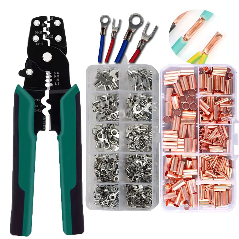 Jual 250 PCS Skun Sambungan Kabel Tembaga Crimp Joint Sleeve with Tang ...