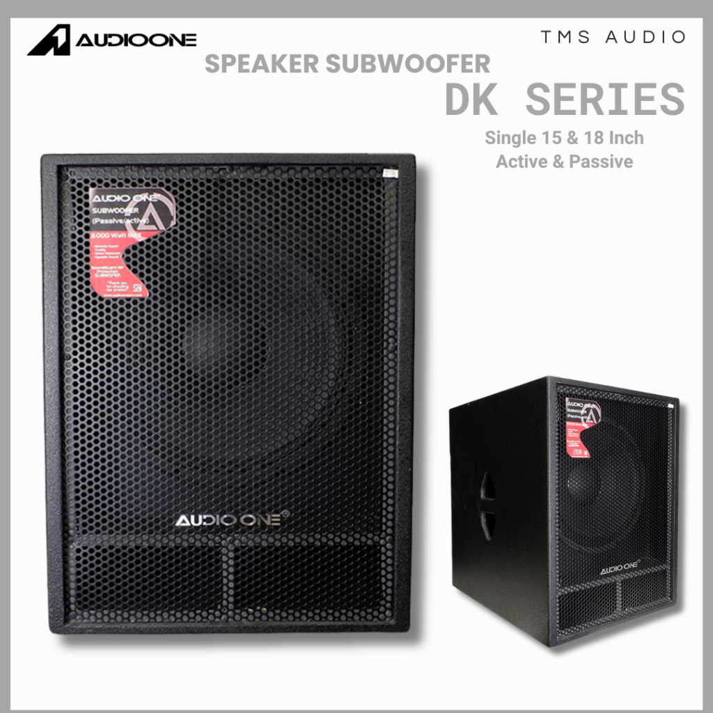 Jual Subwoofer Aktif Pasif 15 & 18 inch AUDIO ONE DK 115 & 118 Speaker ...