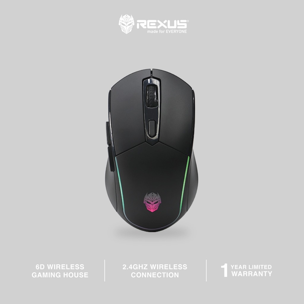 Rexus Gaming Bundle 01 - Gaming Gear Combo Keyboard Mechanical + Mouse Gaming Wireless (6)