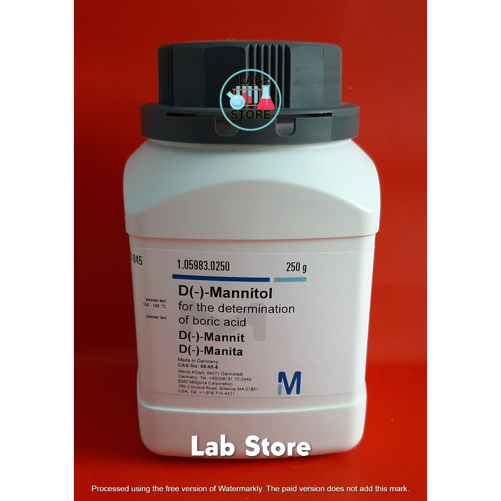 Jual D Mannitol / D(-)-Mannitol / Manitol Per gram (Min 5 gram ...