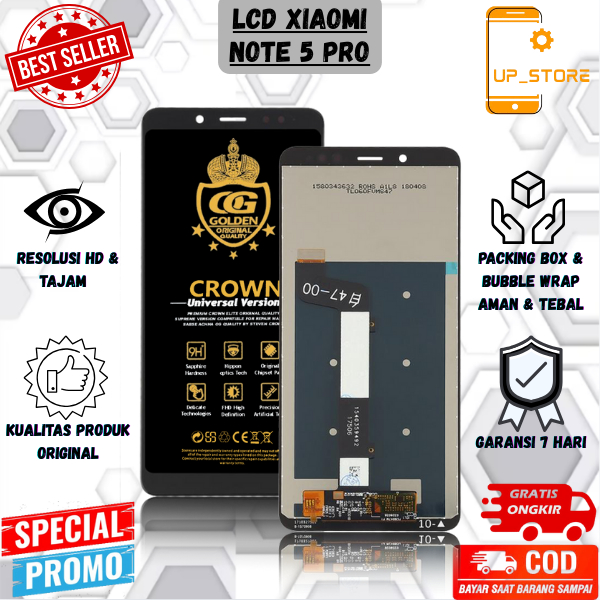 Jual LCD XIAOMI REDMI NOTE 5 / 5 PRO TOUCHSCREEN FULLSET ORIGINAL ...