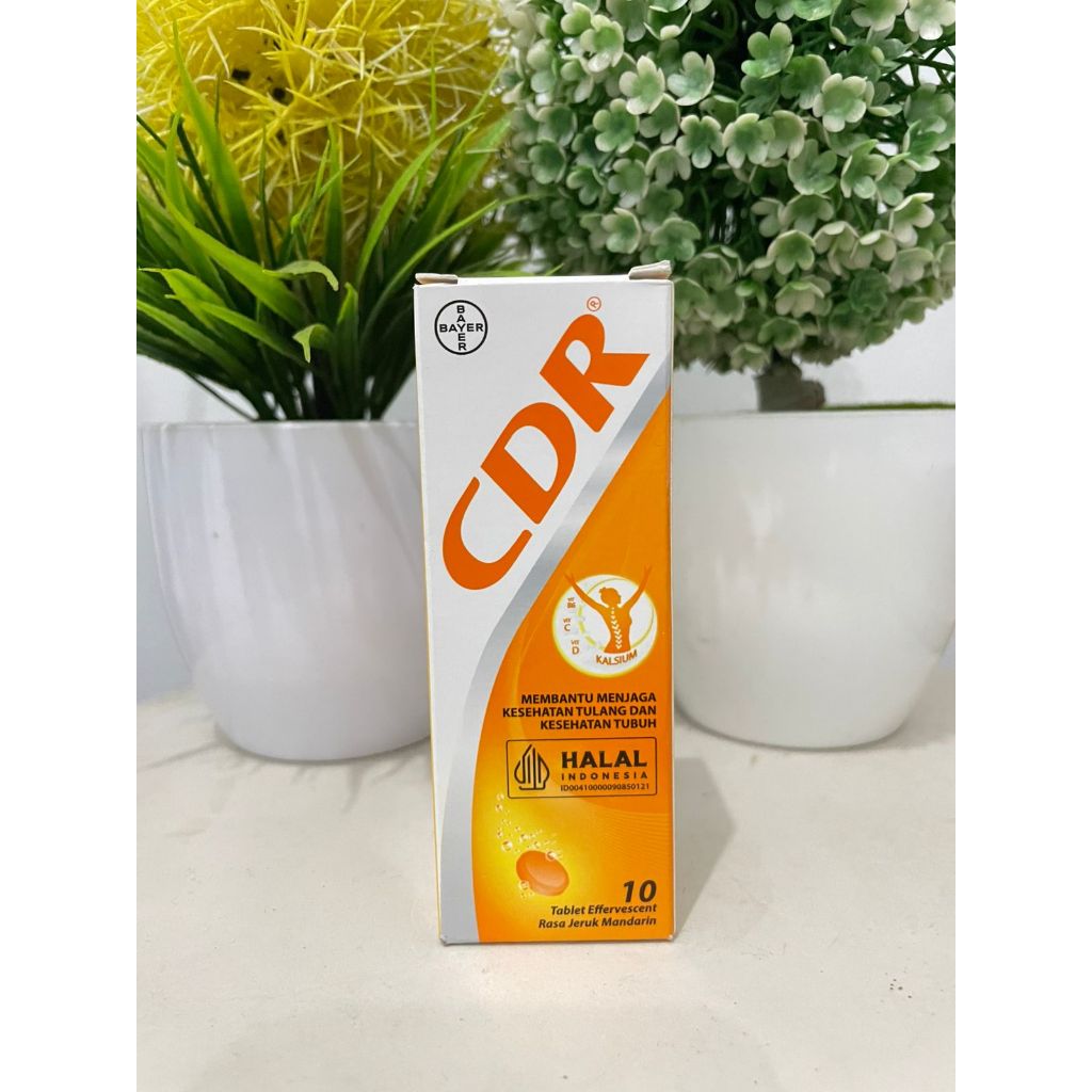 Jual CDR Effervescent 10 Tablet 1 Tube Rasa Jeruk Mandarin | Shopee ...