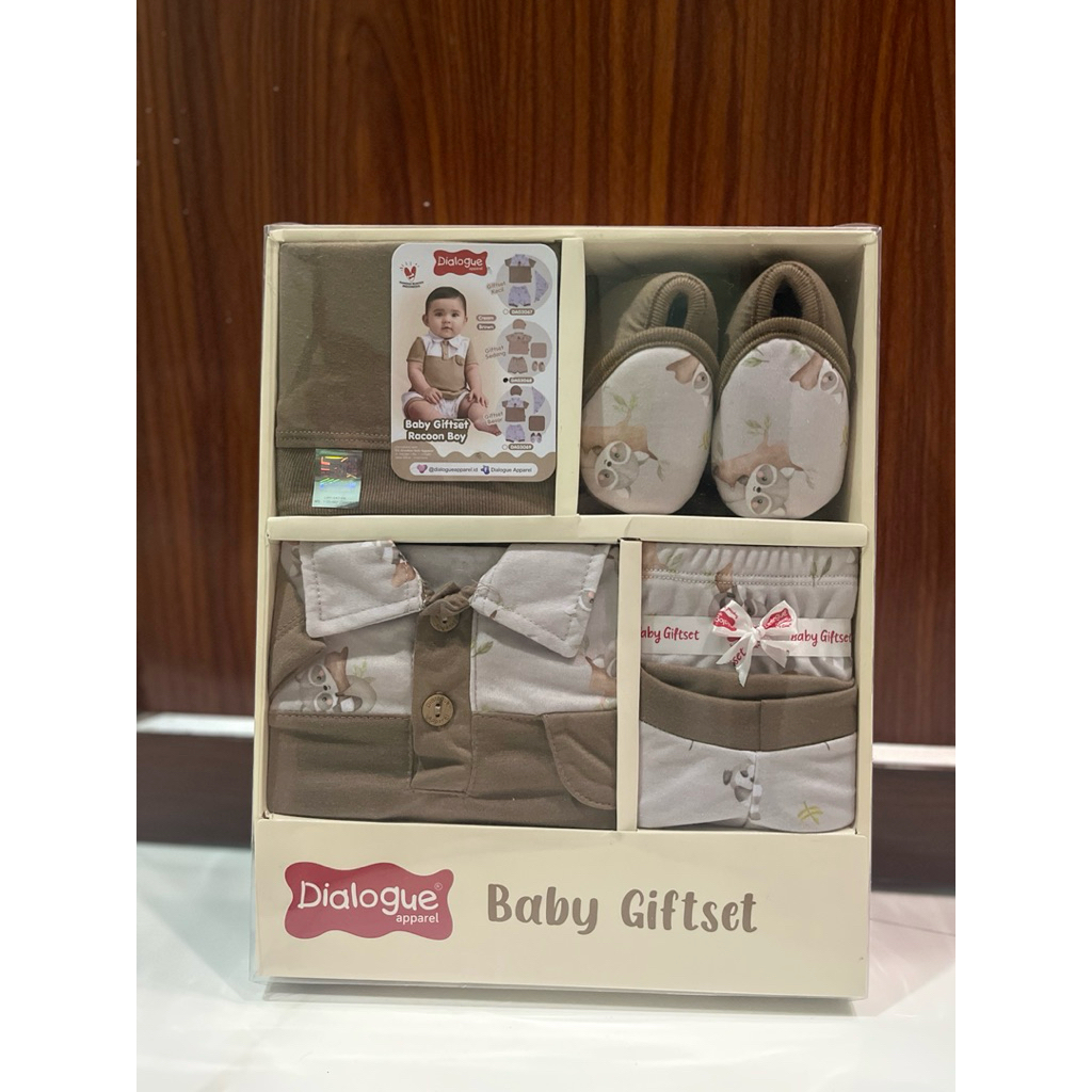 Jual DIALOGUE Baby Gift Set Boy Racoon (Sedang) | Shopee Indonesia