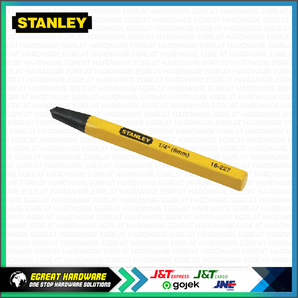 Jual Stanley 16227 1/4 in X 4 in Center Punch | Shopee Indonesia