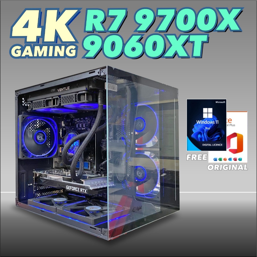 Jual KOMPUTER PC RAKITAN KEREN !! AMD RYZEN 7 9700X 32GB DDR5 512GB SSD ...