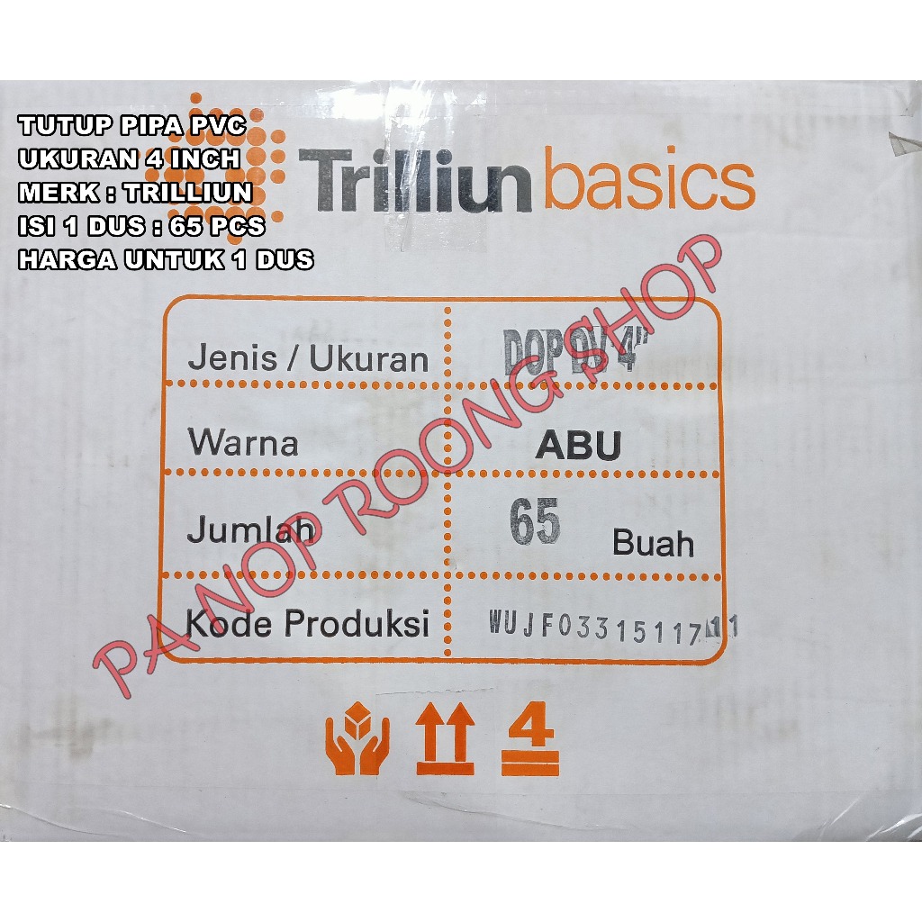 Jual DOP 4 INCH TRILLIUN ( 1 KARTON ) | Shopee Indonesia