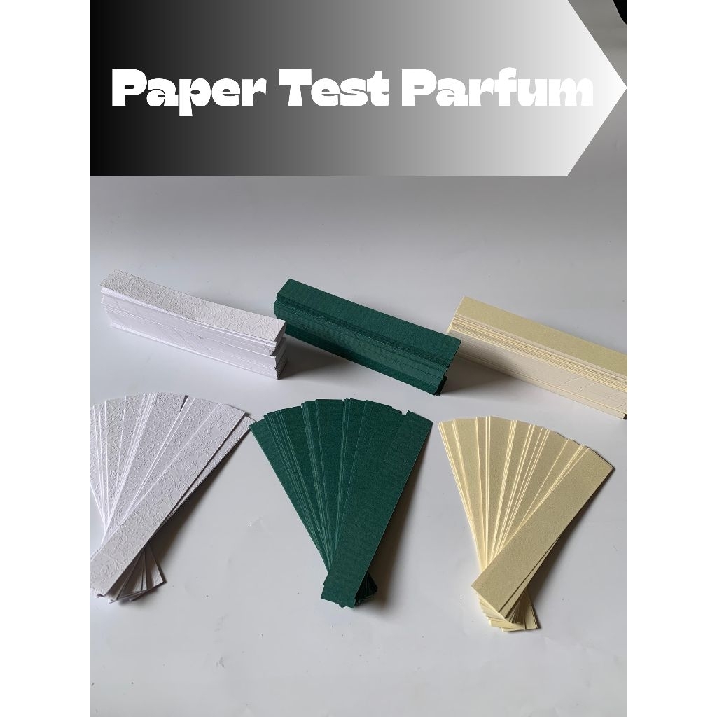Jual Paper Test Parfum | Kertas Tester Parfum 100 Lembar | Shopee Indonesia