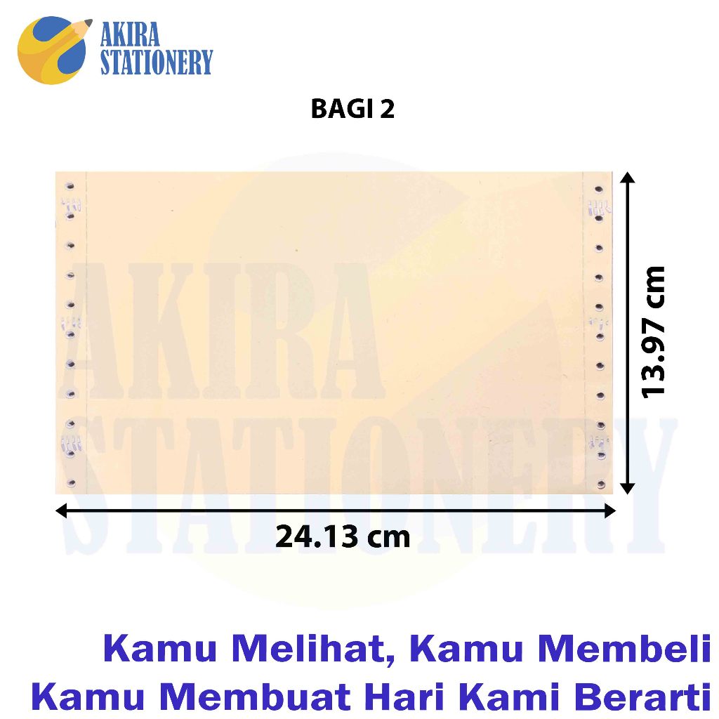 Jual Continuous Form PaperLine 9,5 x 11