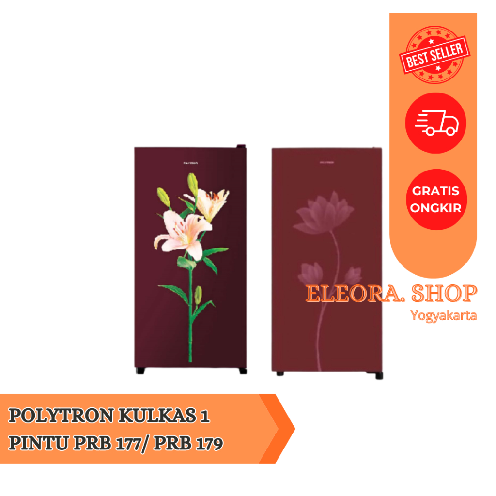 Jual KULKAS POLYTRON 1 PINTU PRB-177 NEW 2022 POLYTRON 170 LITER BAGUS ...