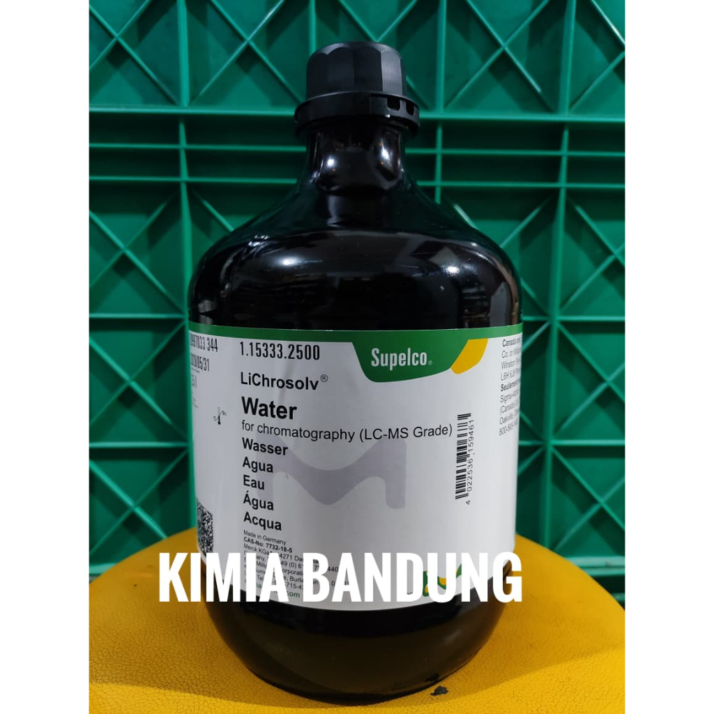 Jual WATER FOR CHROMATOGRAPHY / WATER MERCK 115333 - 2,5L ORIGINAL ...