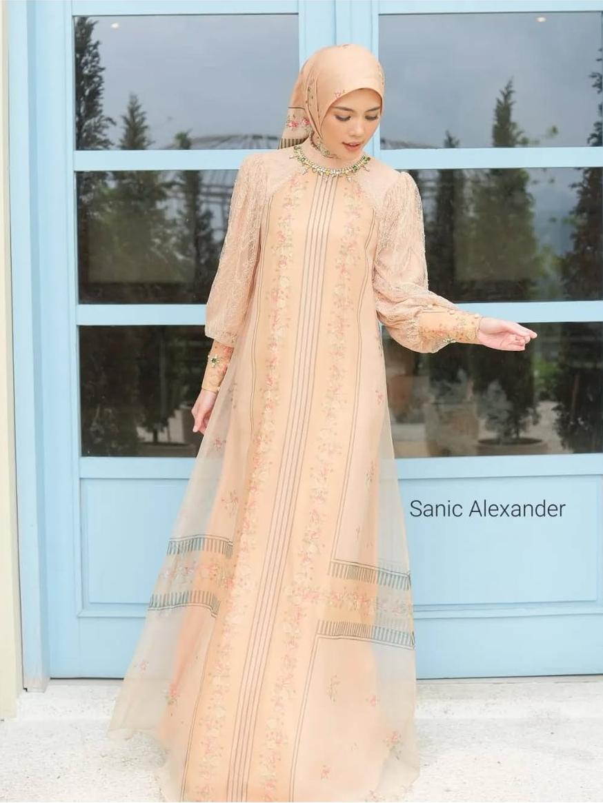 Jual SANIC ALEXANDER HIZZA ABAYA - Gamis Pesta Muslimah Elegan Cocok ...