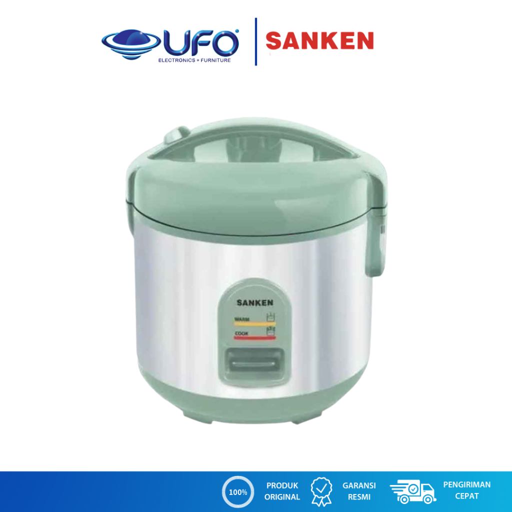 Jual Sanken Rice Cooker Stainlles Kapasitas 1 Liter | SJ120H-LG ...