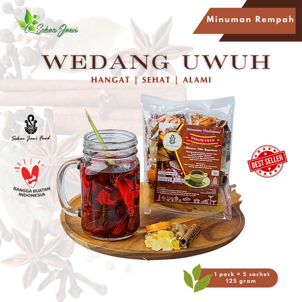 Jual Sekar Jawi Wedang Uwuh Pack Isi 5pcs | Minuman rempah | Oleh-oleh ...