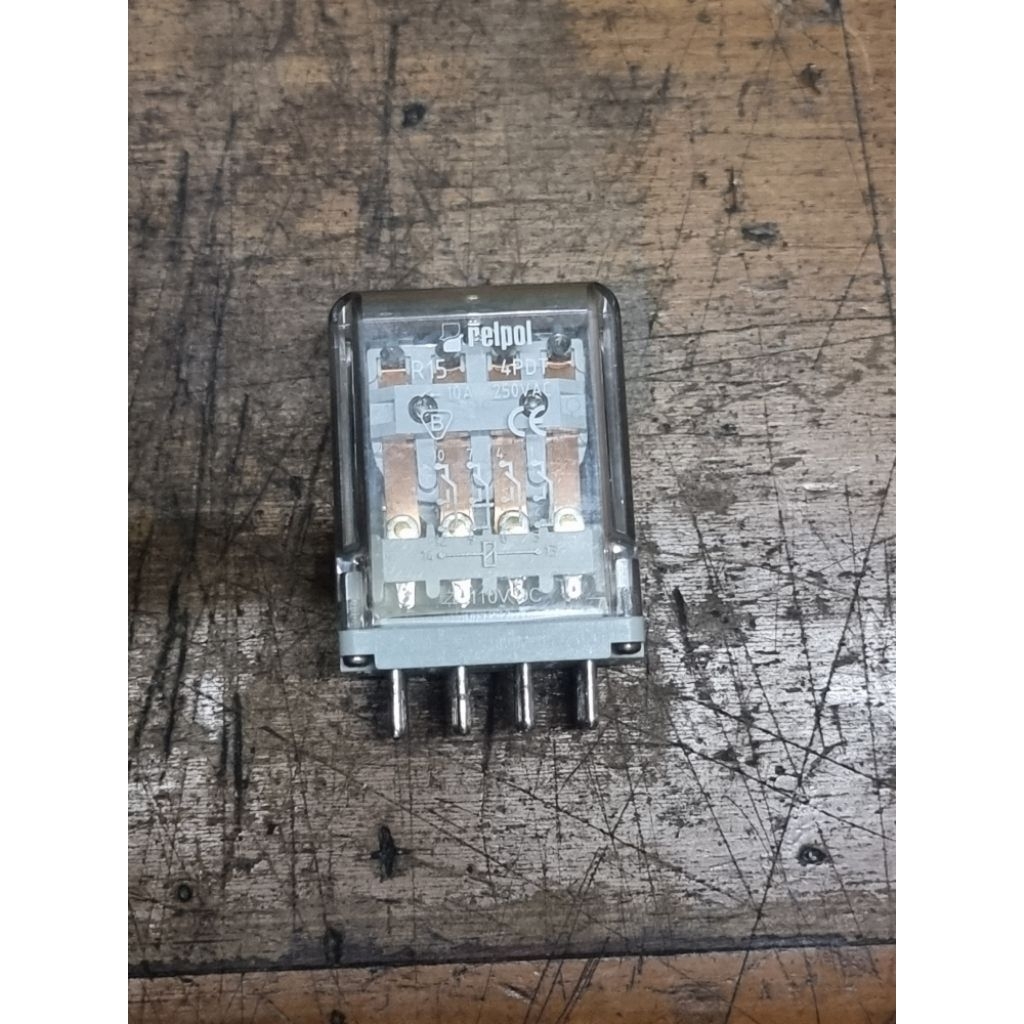 Jual RELPOL RELAY R15 4DPT 110VDC + SOCKET | Shopee Indonesia