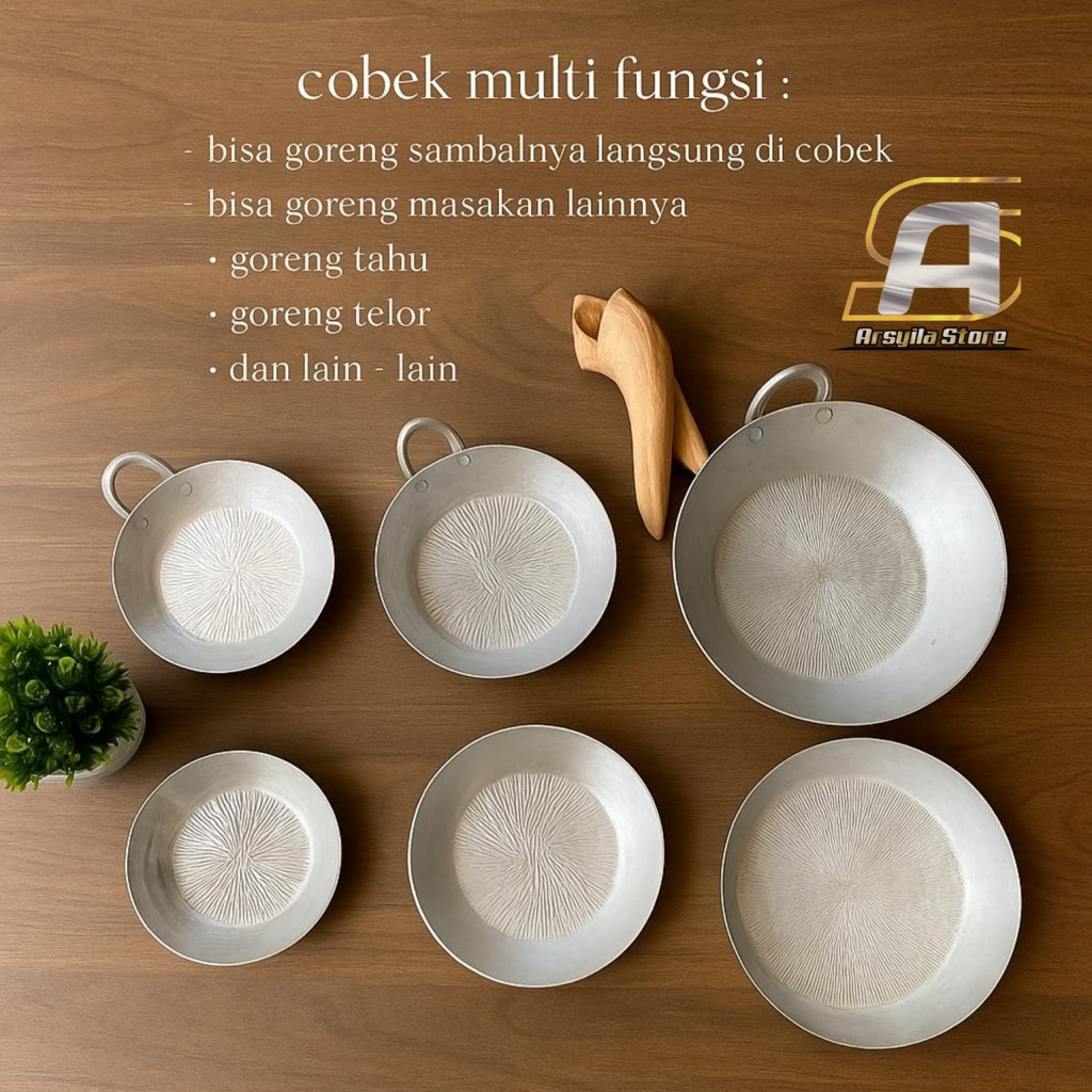Jual cobek alumunium khas multi fungsi | Shopee Indonesia
