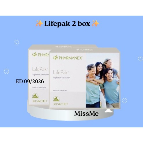 Jual LIFEPACK 2 DUS 60 SACHET LIFE PAK 09/2026 | Shopee Indonesia