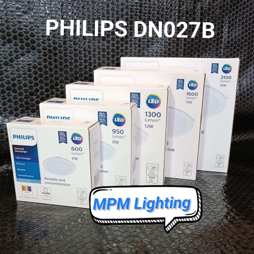 Jual PHILIPS DN027B LED Downlight 6w 9w 12w 15w 19w Inbow/ LED Panel ...