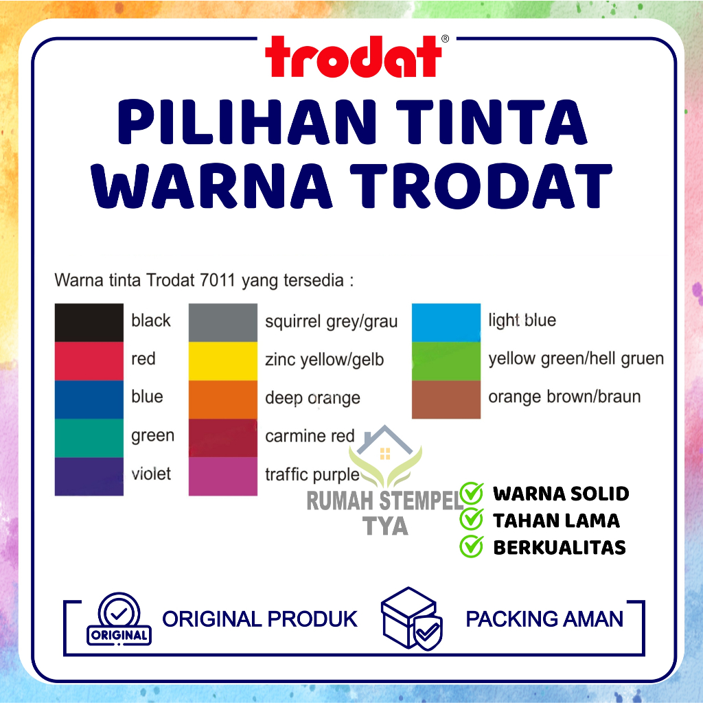 Jual Stempel Trodat 4913 (58 x 22 mm) Stempel Warna Otomatis, Original ...