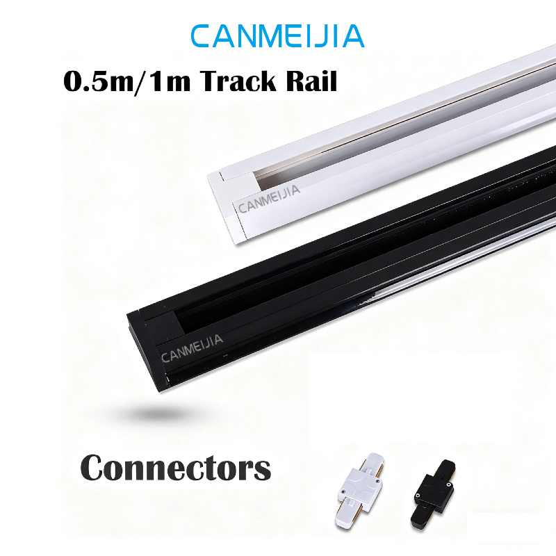 Jual CANMEIJIA LED Track Light Rails 0.5/1m 2 Wire Dotted Electrized ...