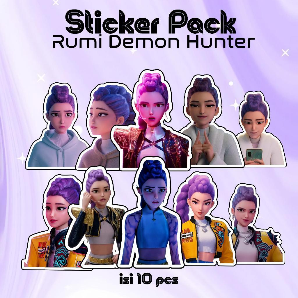 Jual STIKER RUMI KPOP DEMON HUNTER 1 PACK ISI 10 PCS | Shopee Indonesia