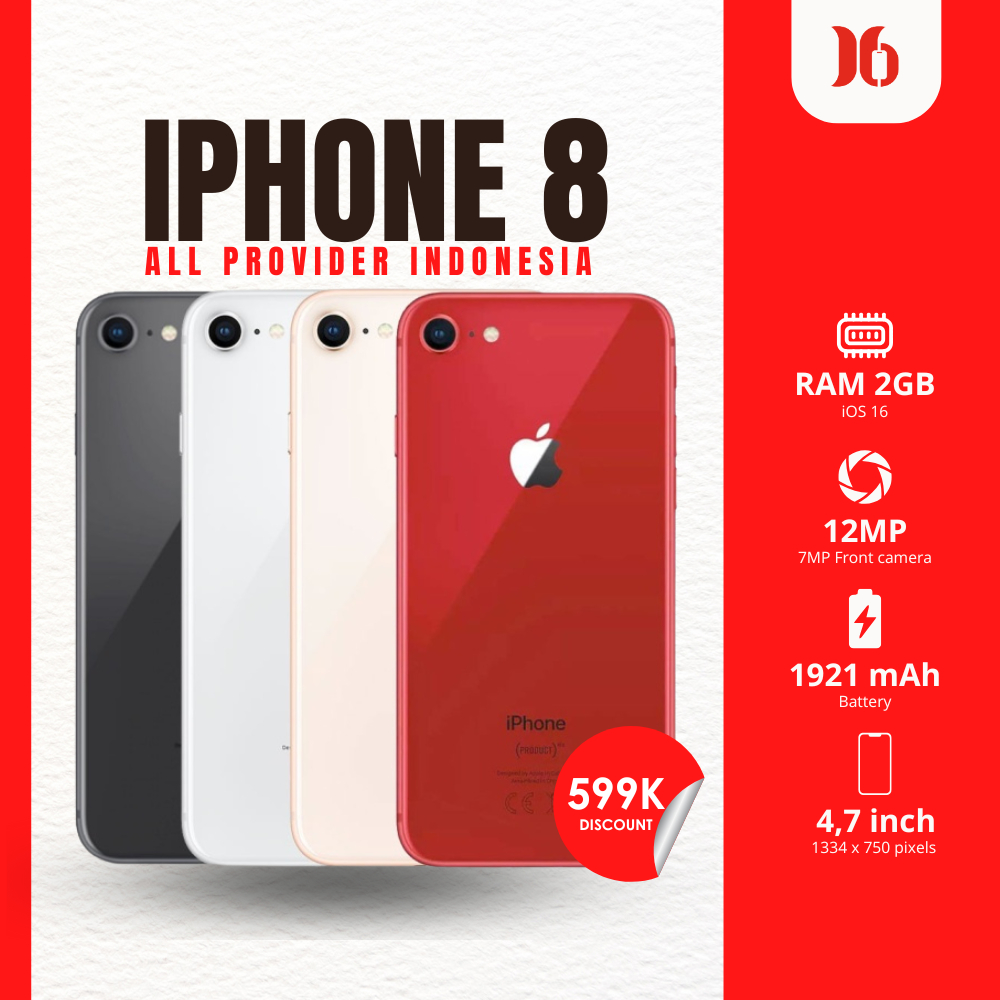 Jual iPhone 8 64gb 256gb second Fullset Mulus - All provider | MG