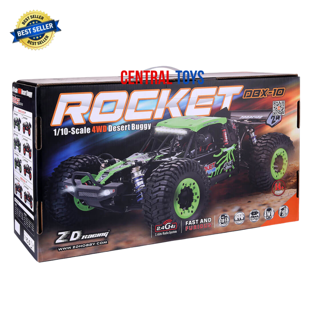 Jual ZD RACING DBX 10 rc desert truck brushless 80KMH alloy chassis 2 ...