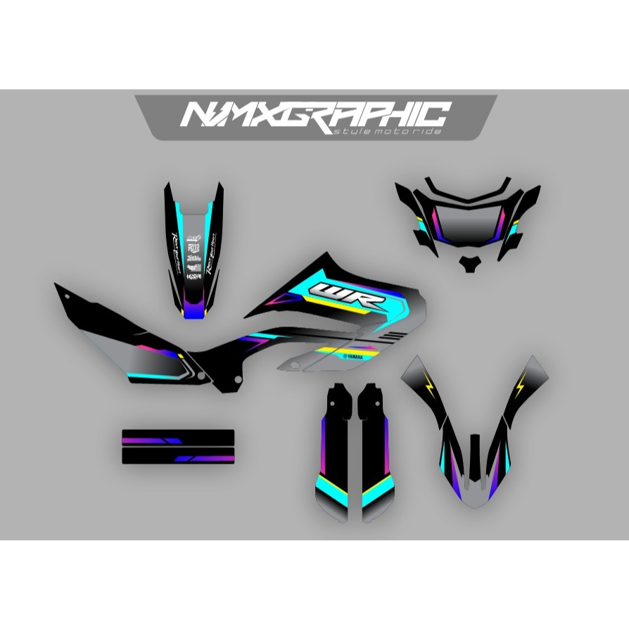 Jual Decal WR 155 Full Body Custom Desain Racing Supermoto | Shopee ...