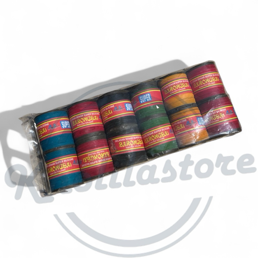 Jual 12 pcs Gelasan Snap DT / Gelasan Senap Datar 25 yard / Senar ...