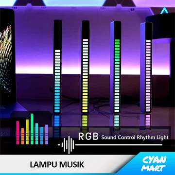 Lampu Bar LED Lampu Strip Audio Irama Ritme Musik RGB Rhythm Light Music DJ Studio Gaming
