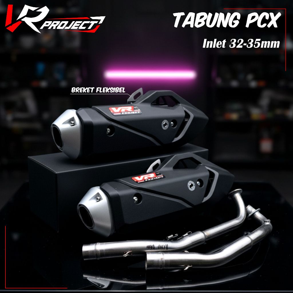 Jual Knalpot VR PROJECT (TABUNG PCX) Standar Racing Pnp PCX 160 Pcx 150 ...